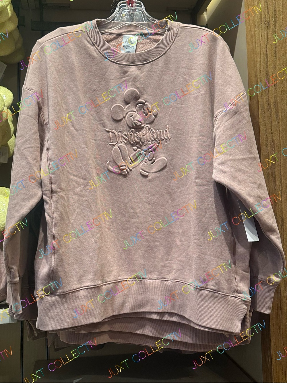 Disneyland Mickey Mouse Chocolate Pullover Crewneck Sweater NWT